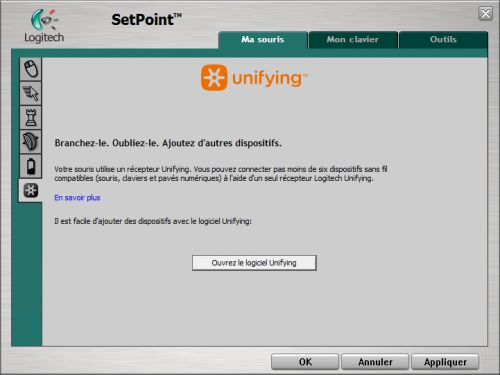 Logitech SetPoint - Unifying